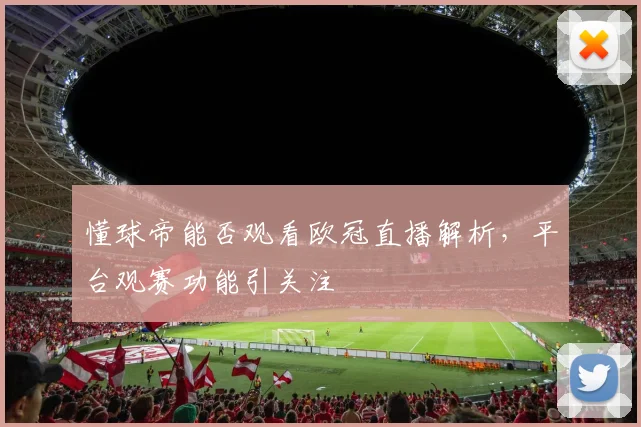 懂球帝能否观看欧冠直播解析，平台观赛功能引关注